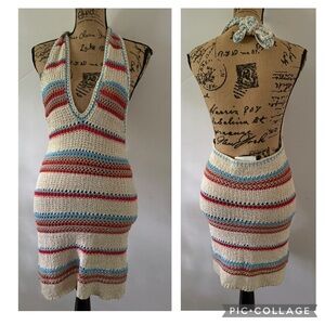 Forever 21 Halter Crochet Dress*